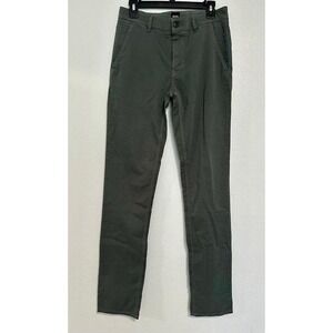 HUGO BOSS Slim Fit Chinos Pants‎ Men Olive Green Size 29x34